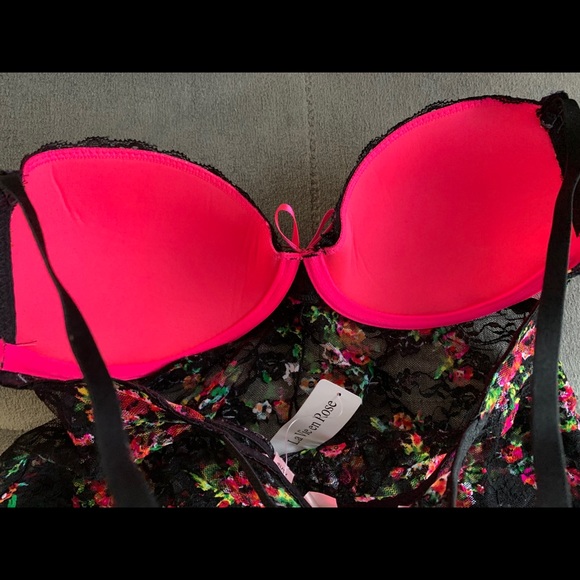 SOLD NWT ✨ 2pc LA VIE EN ROSE Lingerie Set - Picture 4 of 11